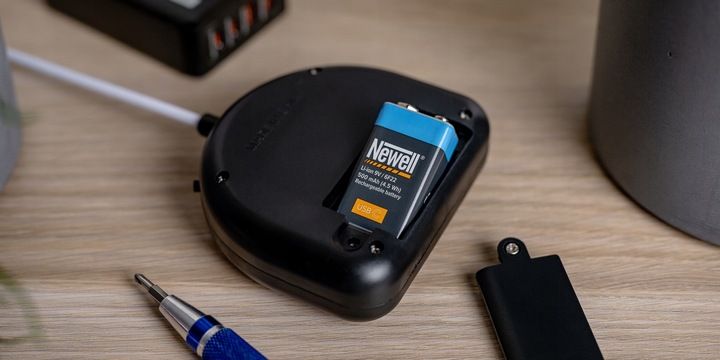 Akumulator Bateria Newell 9 V R9 USB-C 500 mAh