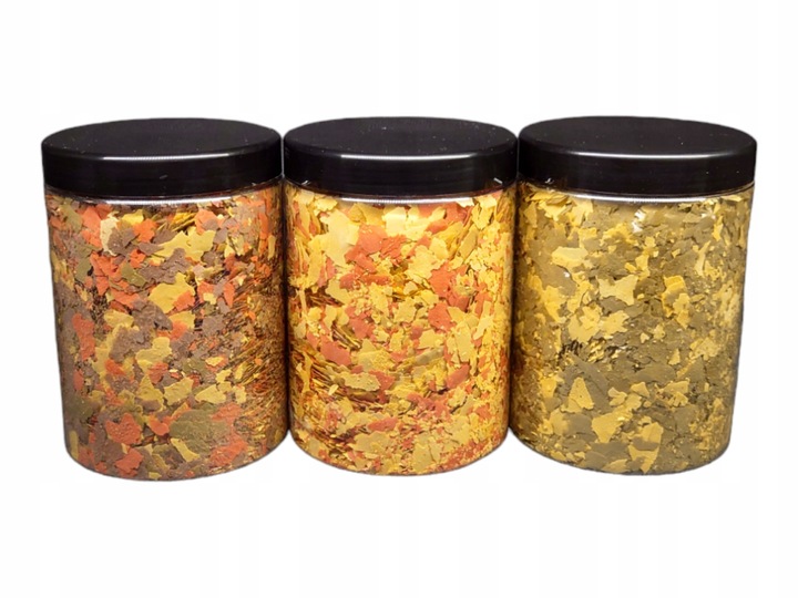 Zestaw 3 karm Glopex w pojemnikach 1000 ml Basic Eigelb i Vegetal mix