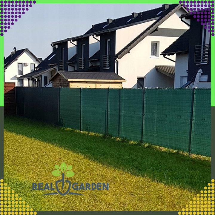 Siatka Cieniująca 1,5x50m Maskująca 95% Osłona Mata Na ogrodzenie Płot