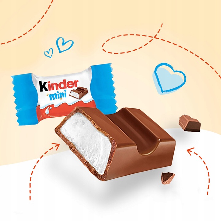 Kinder Chocolate Mini Open&Share Box, czekoladki, nadzienie