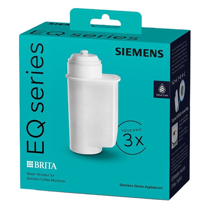 Filtr do wody ekspresu SIEMENS EQ 6, BOSCH, BRITA Intenza TZ70003 3szt