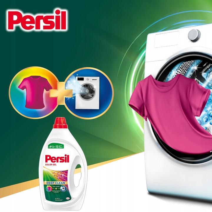 Persil Żel do Prania Białego i Kolorów Mix 176 prań 3,96L x2 + Gratis