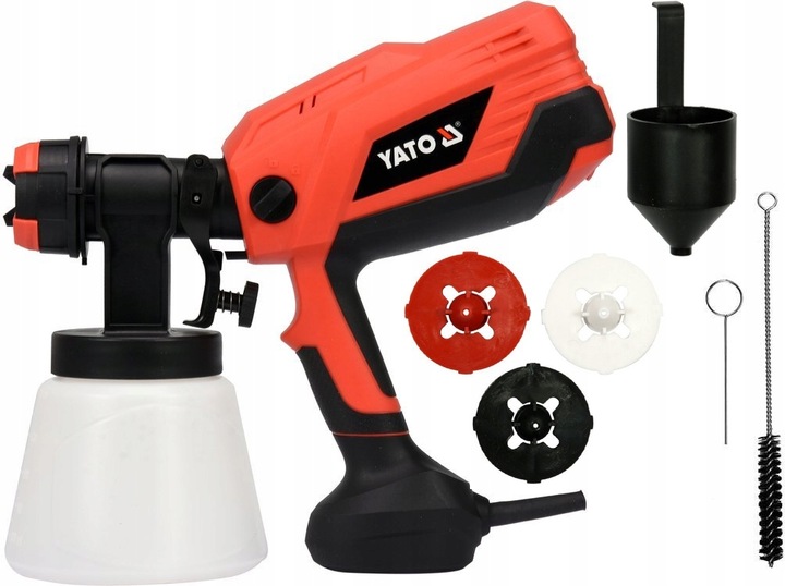 PISTOLET MALARSKI AGREGAT NATRYSKOWY 1L SIECIOWY 600W 3 DYSZE YATO