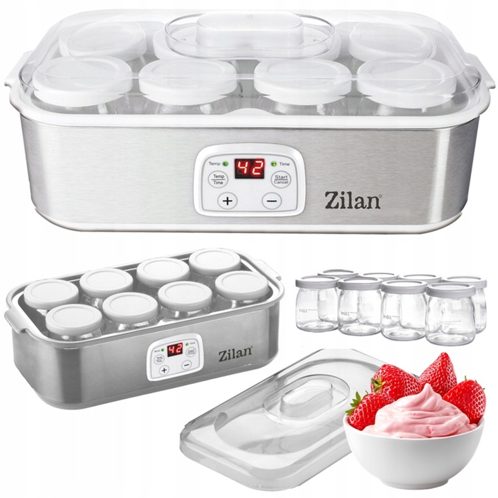 JOGURTOWNICA, TIMER, AUTOMAT, 1440ML /8x180ML/