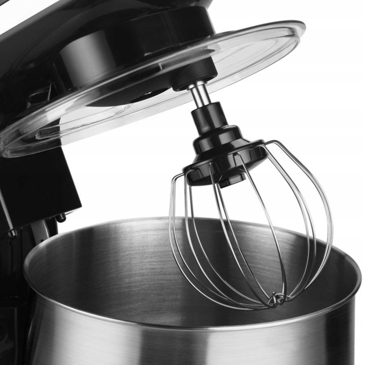 ROBOT PLANETARNY KUCHENNY MIKSER Z MISĄ WIELOFUNKCYJNY MOCNY CZARNY