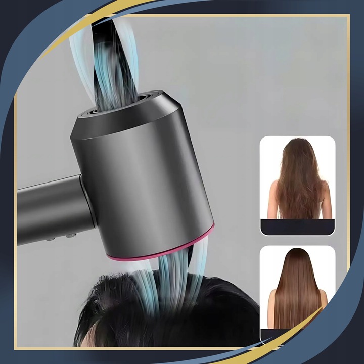 Suszarka Do Włosów Z DYFUZOREM Jonizacją Prezent Cicha Końcówki 5w1