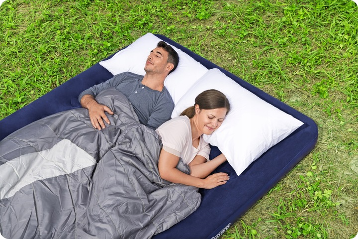 MATERAC DMUCHANY DO SPANIA BESTWAY z POMPKĄ ŁÓŻKO DMUCHANE 2os.