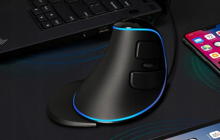 Przewodowa Mysza Pionowa Delux M618pu Eronomiczna Mysz Optyczna 4000dpi