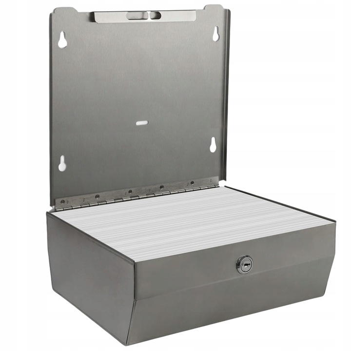 Dozownik Podajnik Stalowy na ręczniki papierowe ZZ Matowy HIGI24 Atest PZH