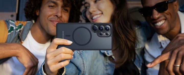 Etui CASE do Samsung Galaxy S25 ULTRA MAGNETYCZNE MATOWE WZMACNIANE 2xSZKŁO