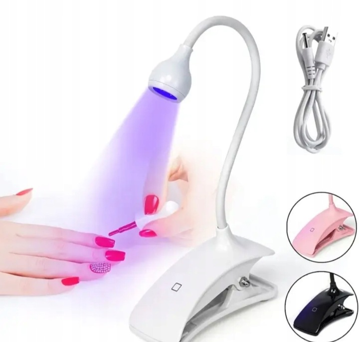 Lampa UV LED MINI DO PAZNOKCI UTWARDZA ŻELE HYBRYDY DO GÓRNYCH FORM