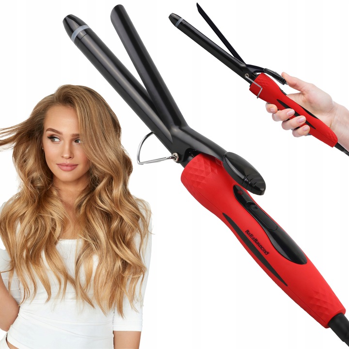 LOKÓWKA DO KRĘCENIA LOKÓW WŁOSÓW CERAMICZNA FALOWNICA 19MM 200 STOPNI