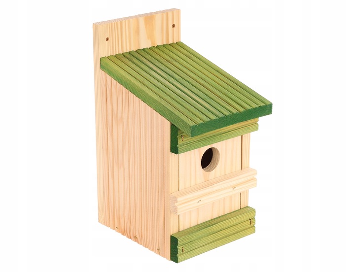 Budka lęgowa dla ptaków sikorek kosa karmnik domek MIX - 4szt