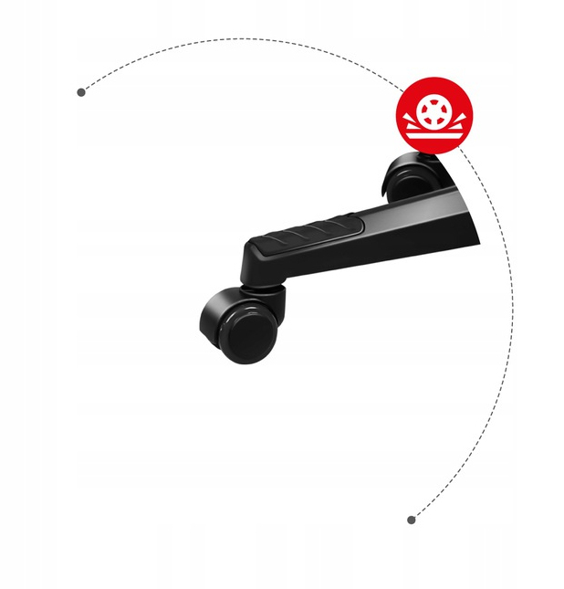 Fotel gamingowy gracza PODNÓŻEK regulowane oparcie HUZARO Force 4.7 Carbon