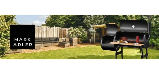 Grill Ogrodowy Węglowy DUŻY z WĘDZARNIĄ Mark Adler Roast 7.0