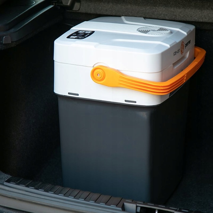 LODÓWKA TURYSTYCZNA Ice-On 27 SAMOCHODOWA Funkcja Grzania 12v 230v USB PEME