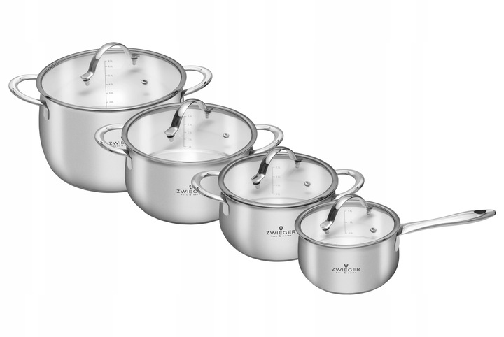 Zestaw garnków 8 elementów ZWIEGER Practi Plus