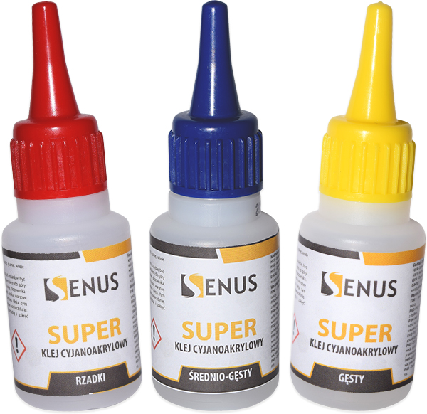 Klej cyjanoakrylowy CA aktywator debonder Senus