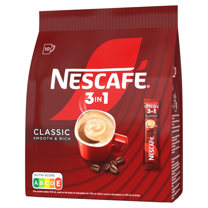 Kawa NESCAFE 3w1 SMOOTH & RICH 4x torba 10 SASZETEK (10 x 16,5g)