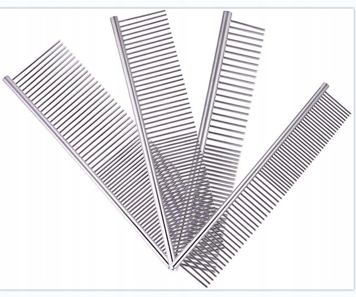 TRYMER ZGRZEBŁO SZCZOTKA DO SIERŚCI PSA KOTA 4SZT