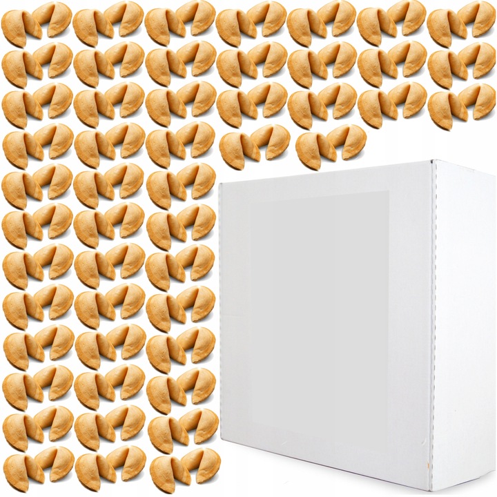 CHIŃSKIE CIASTECZKA Z WRÓŻBĄ klasyczne 100 sztuk MAGIA PRZEZNACZENIA