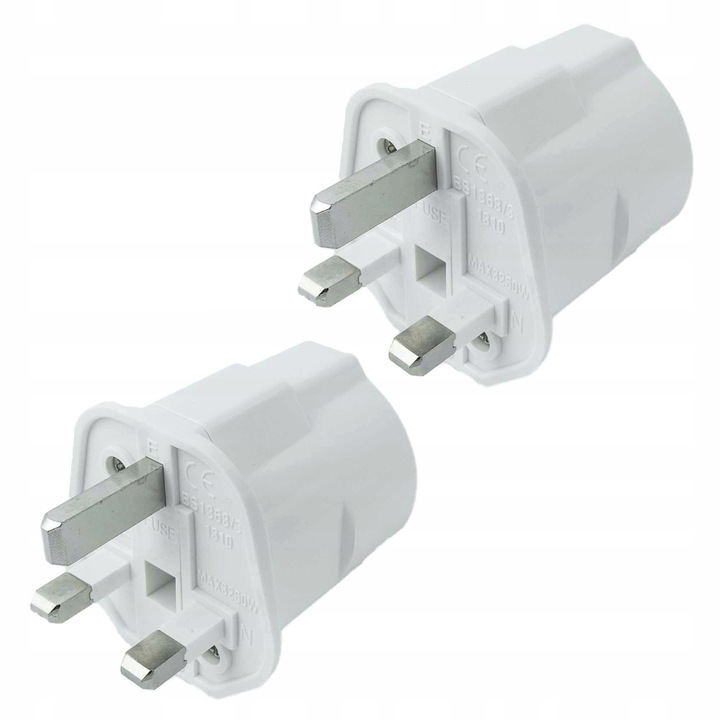 2x Adapter gniazdka Dubaj Malta Cypr Emiraty Katar