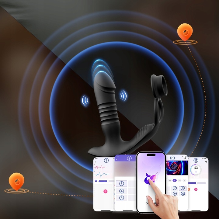 Zdalnie sterowany masażer prostaty z APP Sowiody