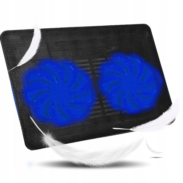 PODSTAWKA DUŻA PODKŁADKA CHŁODZĄCA POD LAPTOPA NOTEBOOK 12-15,4" CICHA 11dB