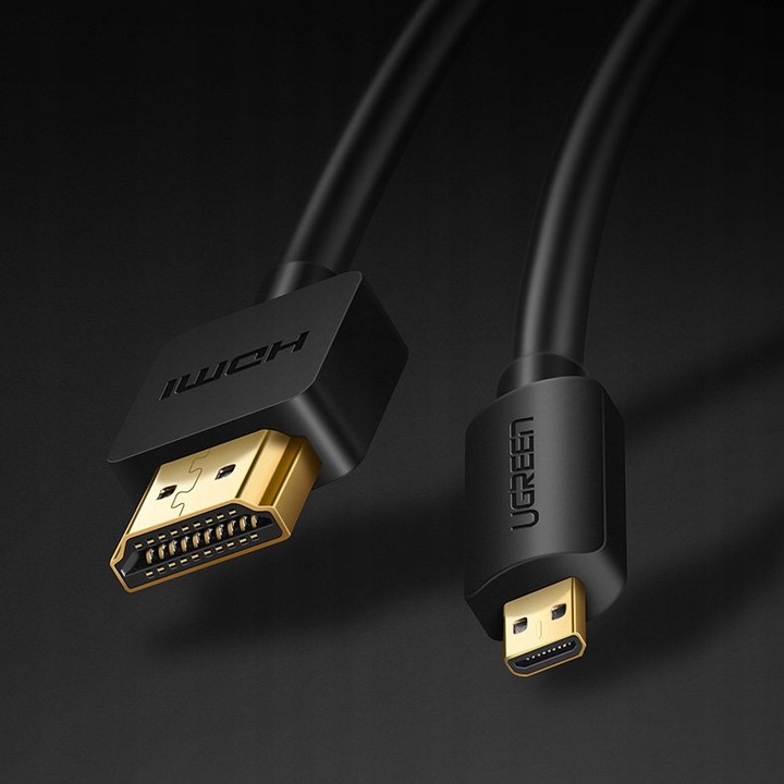 UGREEN MOCNY KABEL HDMI - MICRO HDMI 19 PIN 2.0V 4K 60HZ 30AWG 1,5M