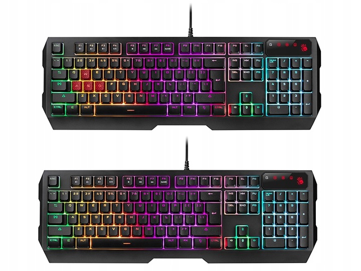 Zestaw dla graczy klawiatura + mysz + podkładka A4TECH BLOODY