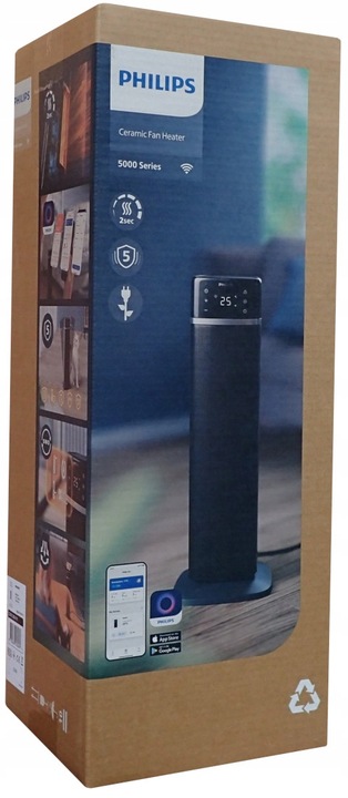 Termowentylator Wentylator Ceramiczny Grzejnik Philips CX5120/11 2000W