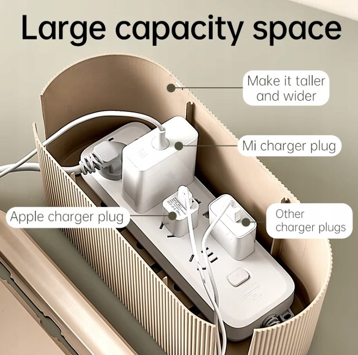 Pojemnik ORGANIZER pudełko na kable do przechowywania listwyładowarek
