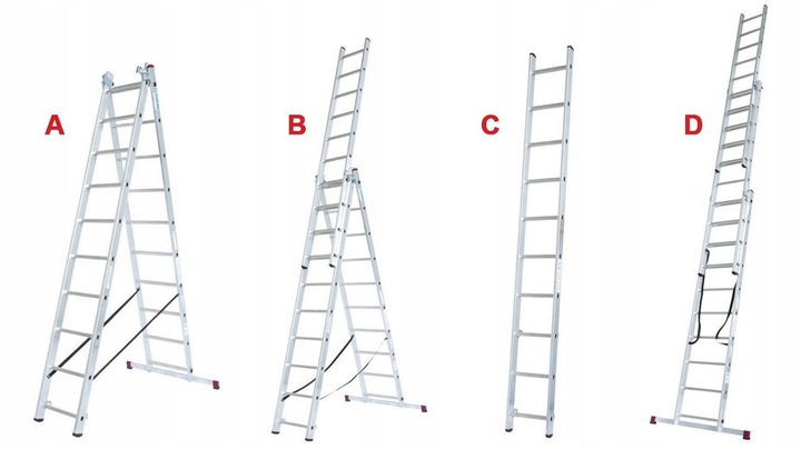 KRAUSE CORDA drabina aluminiowa 3x10 30405