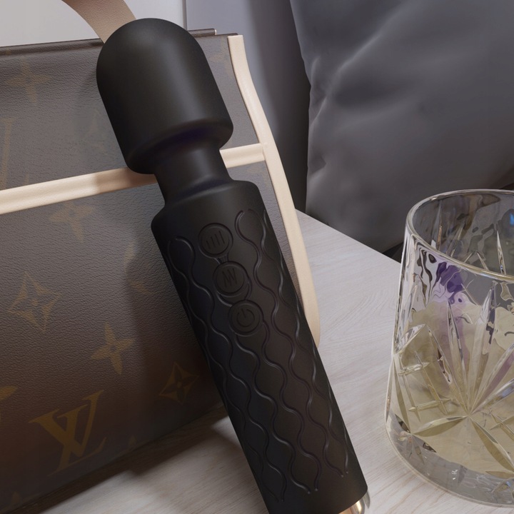 MASAŻER ŁECHTACZKI MOCNY WIBRATOR DO ORGAZMÓW MAGICZNA RÓŻDŻKA MAGIC WAND