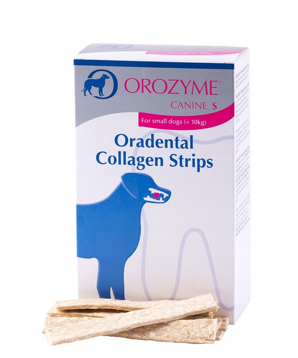 Orozyme Dental Collagen Strips S 224g przysmaki dentystyczne dla psa