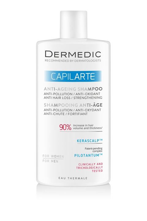 Szampon DERMEDIC CAPILARTE Anti-ageing na Wzrost włosów i Odżywienie, 300ml