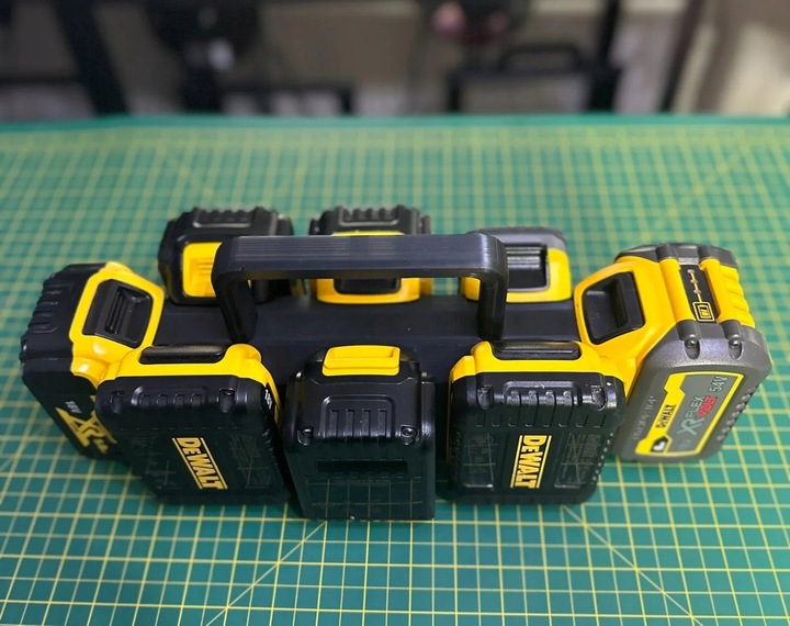 Koszyk na 8 baterii / Akumulatorów, do narzędzi DeWALT 18V i 54V