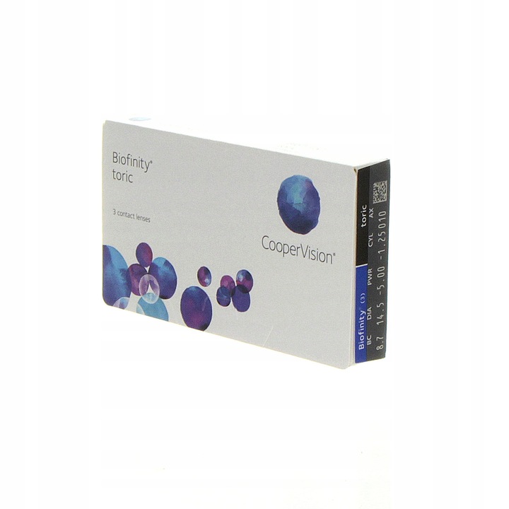 Soczewki Biofinity Toric - 3 sztuki