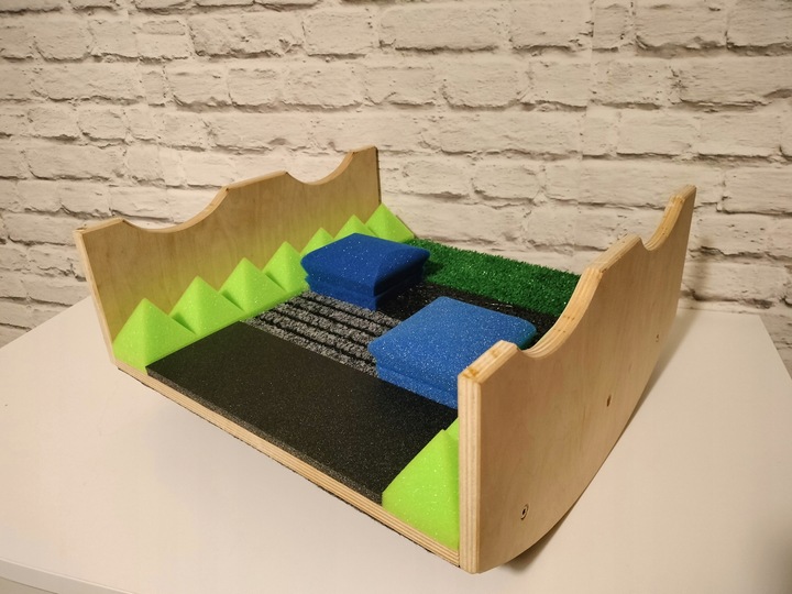 HUŚTAWKA PODEST PLATFORMA SENSORYCZNA PSA PSÓW SZCZENIĄT DO SOCJALIZACJI