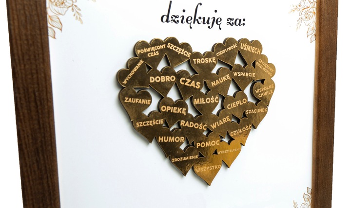 PODZIĘKOWANIE Z OKAZJI KOMUNII DLA CHRZESTNYCH RAMKA DZIADKÓW BABCI