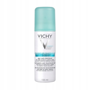 Vichy Antyperspirant w sprayu przeciw śladom na ubraniach 48h 125 ml