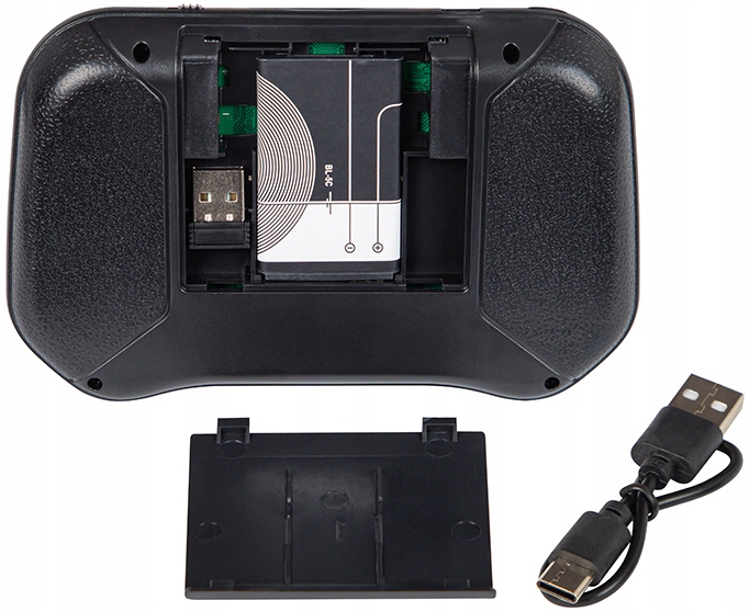 MINI klawiatura bezprzewodowa LED USB 2.4Ghz TouchPad SMART TV ANDROID PC