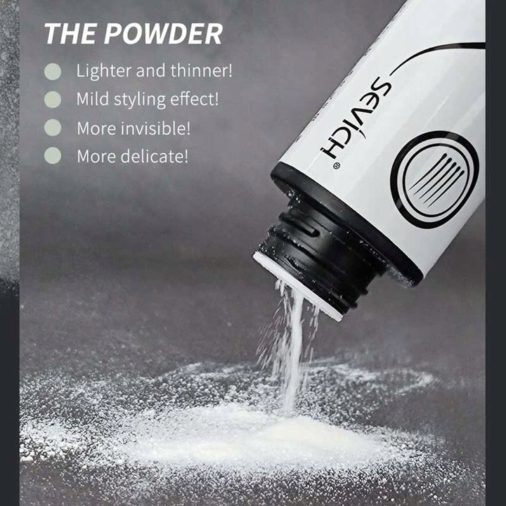 Puder Proszek do Stylizacji Włosów Matowy Efekt Objętość Przetłuszczanie