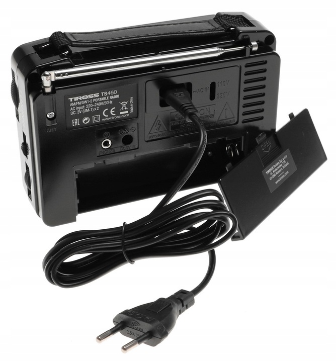 Radio PRZENOŚNE Kuchenne Sieciowe R20 FM AM SW Skala 460