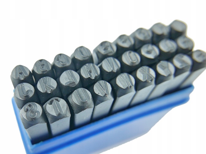 NUMERATOR NUMERATORY ZNACZNIKI LITERY + CYFRY 8MM