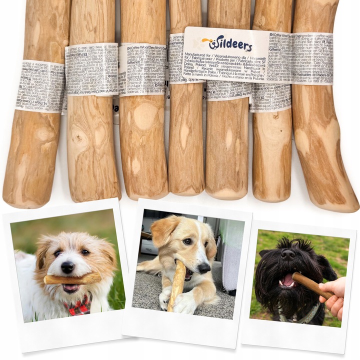 PATYK Z DRZEWA KAWOWEGO S NATURALNY KAWOWY GRYZAK DLA PSA WYTRZYMAŁY MAŁY