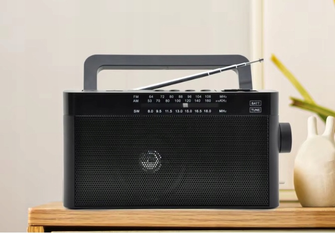 RADIO KUCHENNE DOMOWE PRZENOŚNE NA AKUMULATOR FM AM BLUETOOTH MICRO SD