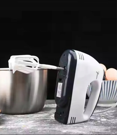 MIKSER RĘCZNY ROBOT KUCHENNY 7 PRĘDKOŚCI + 4 KOŃCÓWKI ZESTAW MOCNY