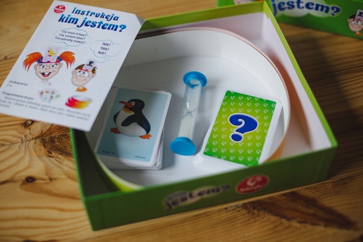 Kim jestem? Gra rodzinna. Adamigo.