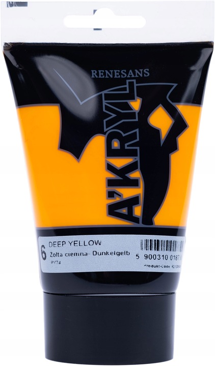 Renesans A'kryl zestaw farb akrylowych 12x100 ml.